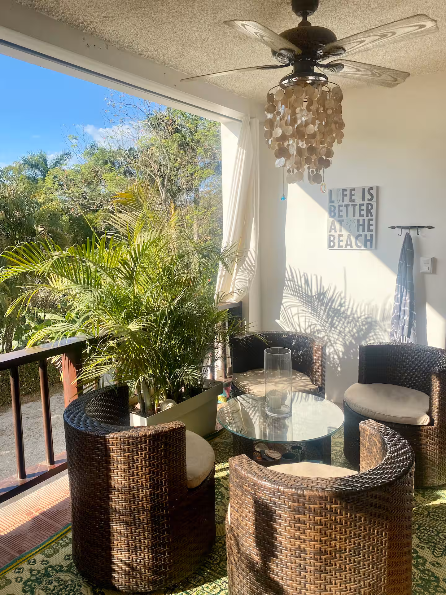 Outdoor seating area
